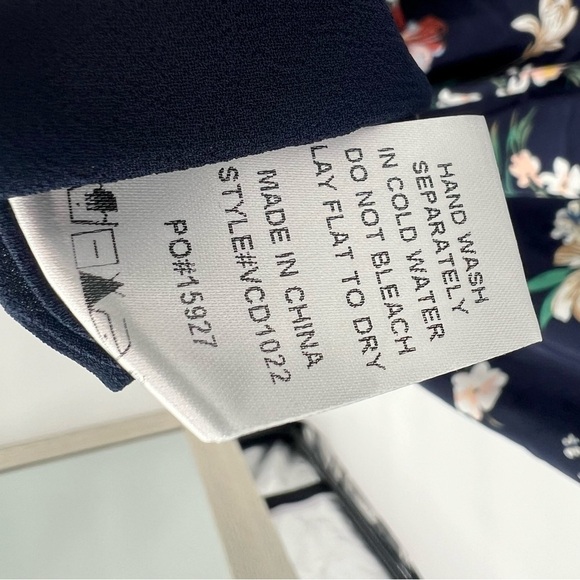 VICI‎ Victoria Satin Floral Maxi Dress - Navy - Picture 13 of 16